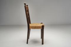 Charles Dudouyt Set of Six Dining Chairs in the manner of Charles Dudouyt France Mid 20th C - 4617087