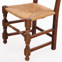 Charles Dudouyt Set of Ten French Dining Chairs in the Manner of Charles Dudouyt C 1940 - 4706222