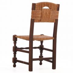 Charles Dudouyt Set of Ten French Dining Chairs in the Manner of Charles Dudouyt C 1940 - 4706223