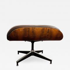 Charles Eames 1970s Brown Leather Eames Ottoman 671 - 1754155