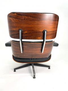 Charles Eames 2nd Generation Eames Lounge Chair Ottoman in Brazilian Rosewood and Leather - 3166277