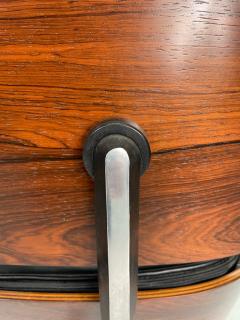 Charles Eames 2nd Generation Eames Lounge Chair Ottoman in Brazilian Rosewood and Leather - 3166281