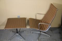 Charles Eames Charles Eames Aluminum Group Lounge Chair and Rare Ottoman - 812171
