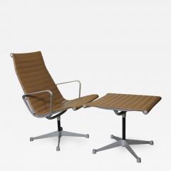 Charles Eames Charles Eames Aluminum Group Lounge Chair and Rare Ottoman - 813212