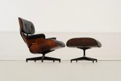 Charles Eames Charles Eames for Herman Miller Lounge Chair and Ottoman in Rosewood 1960c  - 4505498