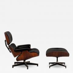 Charles Eames Charles Eames for Herman Miller Lounge Chair and Ottoman in Rosewood 1960c  - 4508022