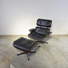 Charles Eames Charles Eames lounge chair ottoman Herman Miller 1970s - 4095859