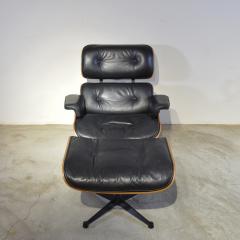 Charles Eames Charles Eames lounge chair ottoman Herman Miller 1970s - 4095861