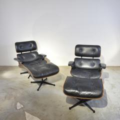 Charles Eames Charles Eames lounge chair ottoman Herman Miller 1970s - 4095864