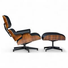 Charles Eames Charles and Ray Eames for Herman Miller Tall Walnut Lounge Chair and Ottoman - 4410723