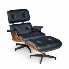 Charles Eames Charles and Ray Eames for Herman Miller Tall Walnut Lounge Chair and Ottoman - 4410727