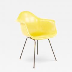 Charles Eames Eames For Herman Miller Mid Century Yellow Fiberglass Shell Chair - 2584543