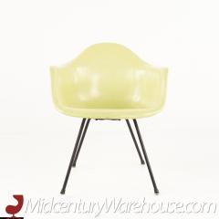 Charles Eames Early Charles and Ray Eames for Herman Mille Yellow Fiberglass Shell Arm Chair - 2579783