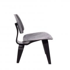 Charles Eames LCW early Charles Eames easy chair original analine black - 1013433