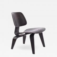 Charles Eames LCW early Charles Eames easy chair original analine black - 1026994