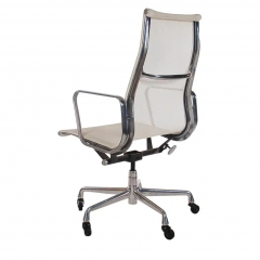 Charles Eames Pair of Charles Eames for Herman Miller White Conference Room Office Chairs - 2567863