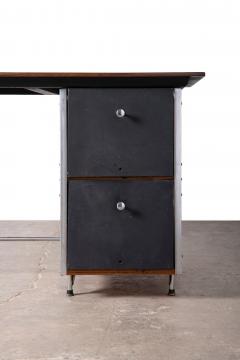Charles Eames Rare Charles Ray Eames Walnut ESU EDU Desk Model D 20N for Herman Miller 50s - 4750098