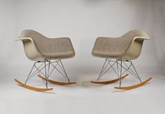 Charles Eames Rocking Chairs by Charles Eames for Herman Miller with Alexander Girard Textile - 983080