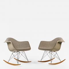 Charles Eames Rocking Chairs by Charles Eames for Herman Miller with Alexander Girard Textile - 984667