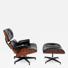 Charles Eames Rosewood Lounge Chair and Ottoman 670 671 by Charles Eames for Herman Miller - 1256802