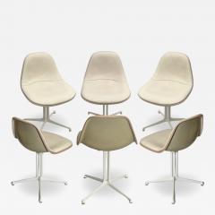 Charles Eames Series of six chairs by Charles Eames Editions Herman Miller USA circa 1961 - 4434826