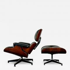Charles Eames Vintage 1st Generation Eames Lounge Chair Ottoman in Brazilian Rosewood - 4127638