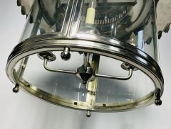 Charles Edwards Nickel Glass Chandelier made in England by Charles Edwards - 3153223