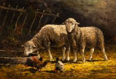 Charles Emile Jacque Sheep in Stable Charles Emile Jacque - 4447270