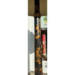 Charles Fradin Chinoiserie Black Gold Floor Lamp - 3499623