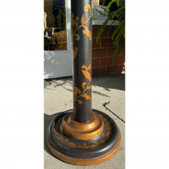 Charles Fradin Chinoiserie Black Gold Floor Lamp - 3499640