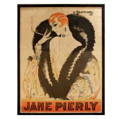 Charles Gesmar Charles Gesmar Original Jane Pierly Poster 1925 Signed  - 1165854