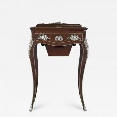 Charles Guillaume Diehl Napoleon III period dressing table mounted with silvered bronze - 1656136