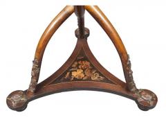 Charles Guillaume Diehl Rare French Art Nouveau Marquetry Table by Charles Guillaume Diehl circa 1878 - 568552