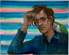 Charles Hasco t Self portrait with Parakeet 2025 - 4450517