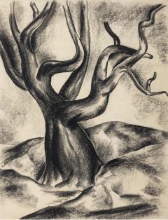 Charles Henry Alston Gnarled Tree African American Artist - 3431471