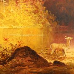Charles Henry Chapin Pair of Landscapes Wilderness Lake and Mountains - 4565241