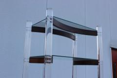 Charles Hollis Jones 1970s Lucite And Rosewood Etagere - 760767