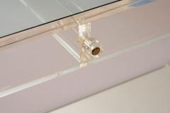 Charles Hollis Jones Acrylic glass and mirror console c1970 att Hollis Jones - 4340737