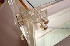 Charles Hollis Jones Acrylic glass and mirror console c1970 att Hollis Jones - 4340738