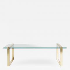 Charles Hollis Jones Box Cocktail Table Brass by Charles Hollis Jones - 1430155