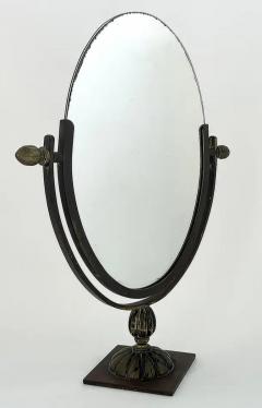 Charles Hollis Jones Charles Hollis Jones Brass Vanity Dressing Tabletop Mirror Double Sided 1960s - 3946578