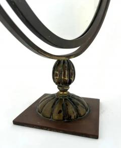 Charles Hollis Jones Charles Hollis Jones Brass Vanity Dressing Tabletop Mirror Double Sided 1960s - 3946608