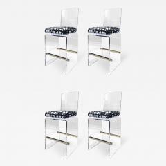 Charles Hollis Jones Charles Hollis Jones COUNTER Stools in Lucite Stainless - 153160