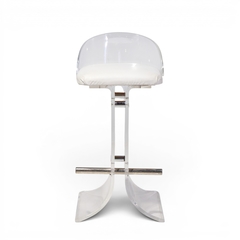 Charles Hollis Jones Charles Hollis Jones Hill Manufacturing Mid Century Lucite Barstool Set of 3 - 4702009