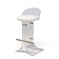 Charles Hollis Jones Charles Hollis Jones Hill Manufacturing Mid Century Lucite Barstool Set of 3 - 4702015