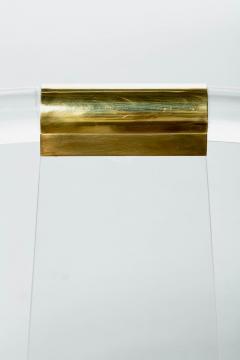 Charles Hollis Jones Charles Hollis Jones Lucite Chinese Ming Chair with Italian Silk Tiger Velvet - 2435774