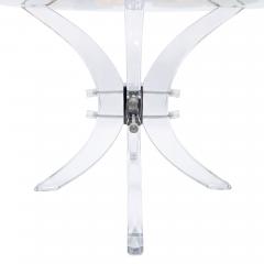 Charles Hollis Jones Charles Hollis Jones Lucite Pedestal Table - 4718729