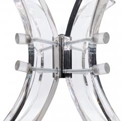 Charles Hollis Jones Charles Hollis Jones Lucite Pedestal Table - 4718731