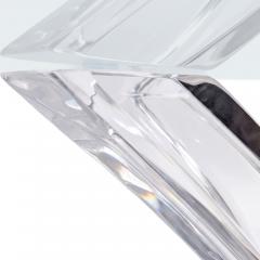 Charles Hollis Jones Charles Hollis Jones Lucite Pedestal Table - 4718733