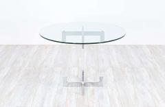 Charles Hollis Jones Charles Hollis Jones Metric Chrome Lucite Dining Table - 2237413